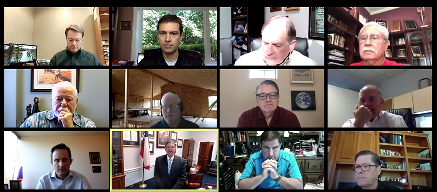 Dallas BA virtual meeting with area Congressmen