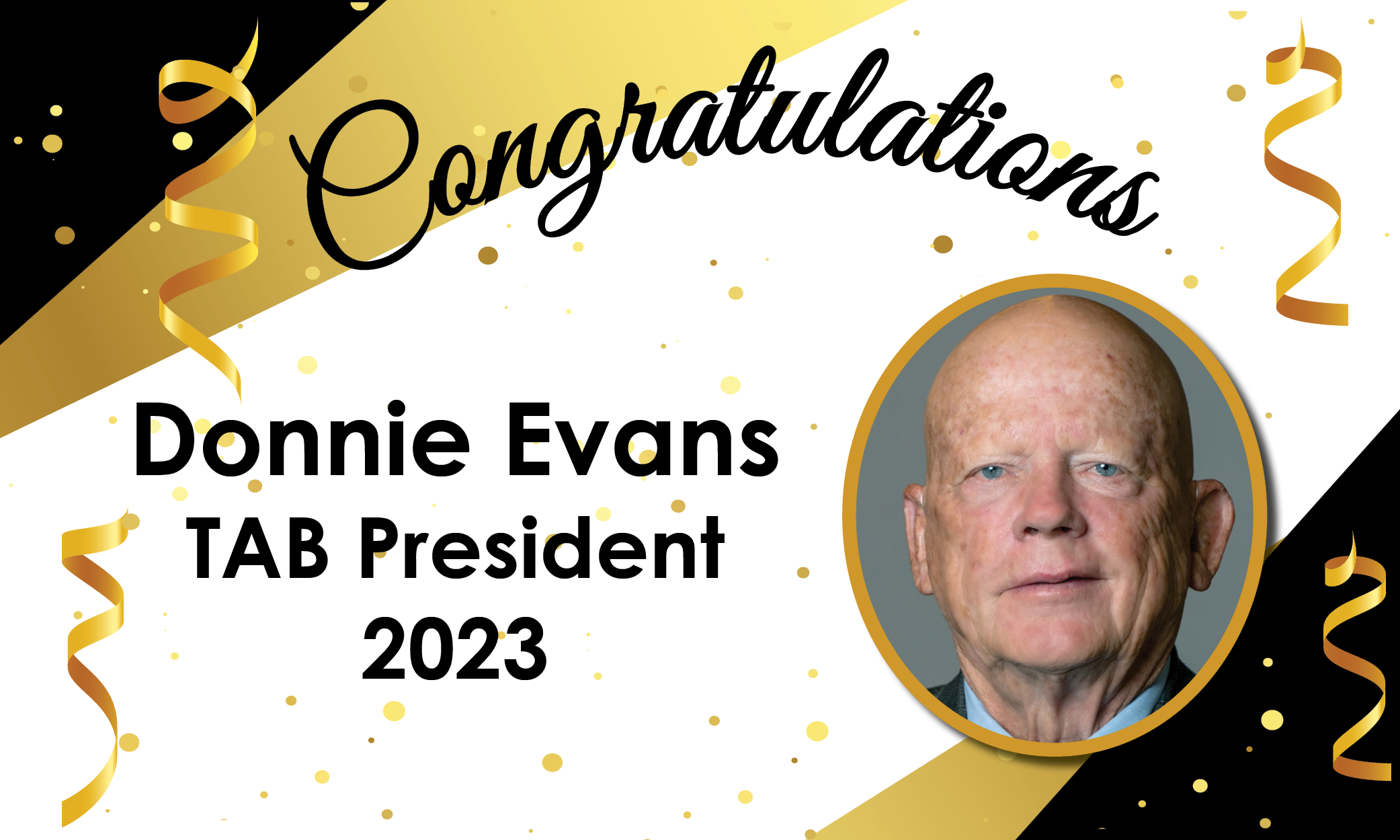 Donnie Evans TAB President