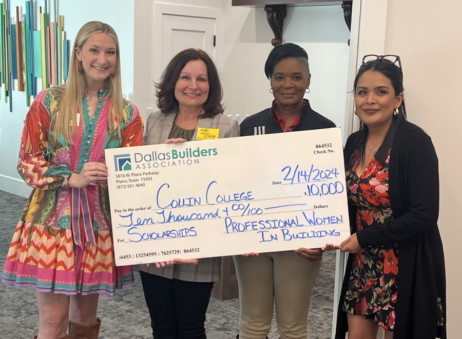 Professional Women in Building Presentation to Collin College