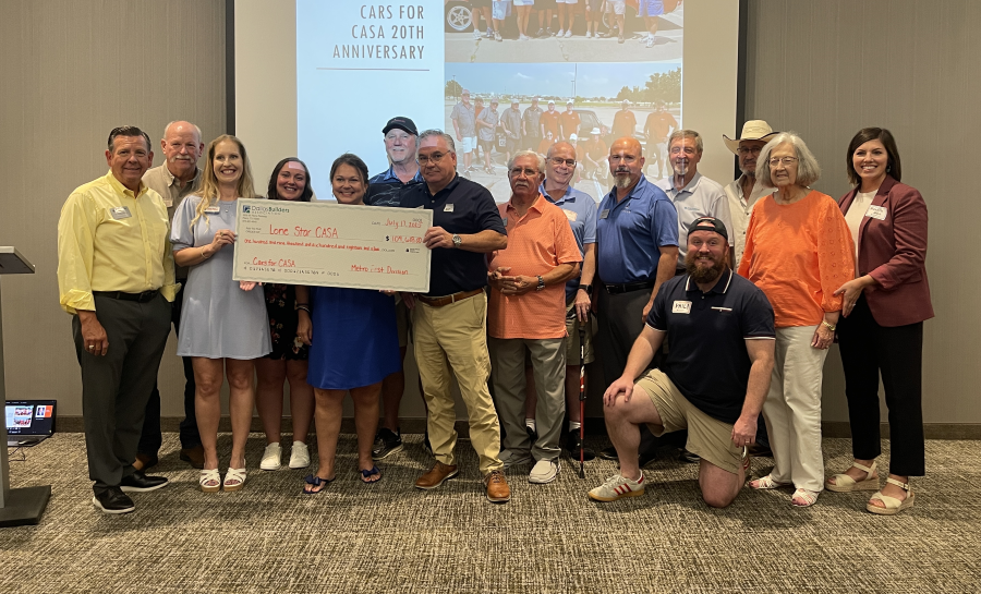 2025 Metro East Check Presentation to Lone Star Casa