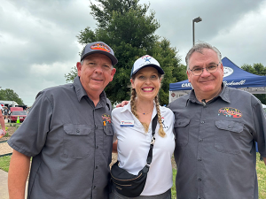 Dave Hambley, Lauren Rowe, Doug Bowerman at Cars for CASA 2025